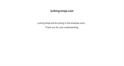 Desktop Screenshot of lurking-ninja.com